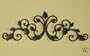 29" Tuscan Wrought Iron Scroll Wall Grille Grill Swag