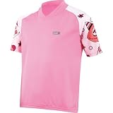 Louis Garneau 2009 Junior Short Sleeve Cycling Jersey - Pink Cat - 9620322-98Y