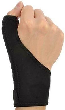 FROB SPORT Black Outdoor Sports Rubber Elastic Nylon Wrist / Thumb Support (763)