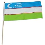 Uzbekistan Flag 12 x 18 inch