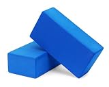 One Hi-Density Blue Yoga Brick