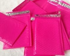 30 Hot Pink Padded Bubble Mailers 6 x 9 inches