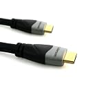 Ivuna Advanced High Speed 12m - 3D kabel HDMI auf HDMI 1.4a - Dreifach geschirmt - Funktion ARC (High Definition Audio) High Definition Video bis 4 096 x 2 160 (Digital Cinema Format) mit Ethernet und 3D. Kabel HDMI kompatibel 1.4, 1.3c, 1.3b, 1.3...