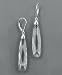 AK Anne Klein Silver-Plated Drop Earrings