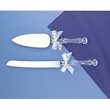 Silver Glitter Serving Set