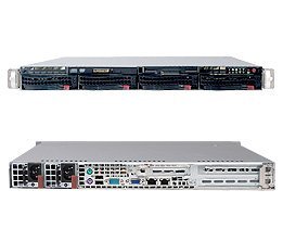 1U Rm Black 5400 Xeon-dp GBE2 4XSATA Hs 64GB 3PCIEX8 650W Rps