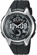 Casio Analog-Digital Chronograph Alarm Watch with Active Dial Model AQ-160W-1BV
