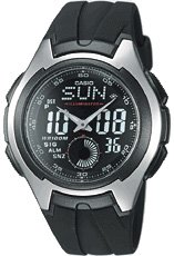 Casio Men's AQ160W-1BV Ana-Digi Electro-Luminescent Sport Watch