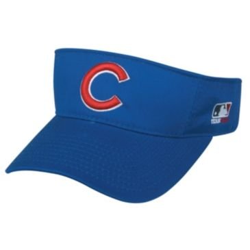 MLB ADULT Chicago CUBS Home Blue VISOR Adjustable Velcro TWILL