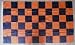 Tangerine and Black Checkered Large Flag - 5' x 3'._s-1