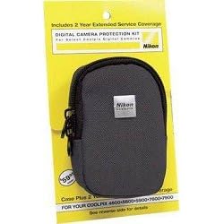 Nikon Coolpix Camera Protection Kit (Grey) Carry Case and 2 Year Extended Warranty