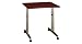 Mahogany Adjustable Height Mobile Table Mahogany
