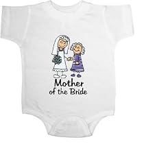 Cartoon Wedding Mother of the Bride Baby Ultrasoft Onesie