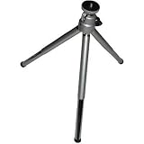 HQRP Solid  Stylish Silver Metal Mini Tripod fits All Digital Cameras, 35mm Film Cameras And Camcorders With Standard Tripod Mount