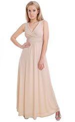 Grecian Stretchy Nylon Summer Party Dress/Jumpsuit/Maxi Dress 