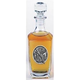 Louisville Cardinals Glass Decanter (Spirit Holder) 26 oz - NCAA College Athletics by 
