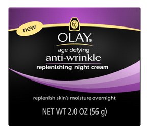 Olay Age Defying Anti-Wrinkle Night Cream, 2 Ounce (Pack of 2)