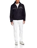 U.S. Polo Assn. Men’s Core Windbreaker With Piping, Classic Navy, Medium