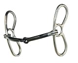 Metalab Stainless Steel Butterfly Smooth Snaffle Gag Bit - Stainless Steel - 5