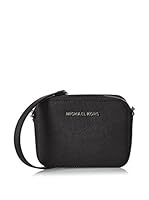 Michael Kors Bandolera Jet Set Travel Saffiano Smartphone Crossbody (Negro)