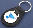 St. Louis Blues Leather Keychain