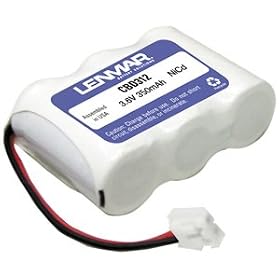 Lemnar CBD312 Battery for AT&T, GE, Pac-Bell, Bell South and Sharp Cordless Phones by Lenmar
