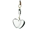 METAL HEARTS CELL PHONE CHARM - RETAIL PACKAGING