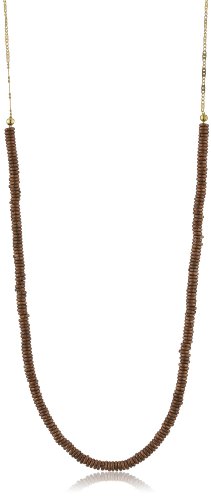 Vanessa Mooney Brittany Necklace With Copper Discs On Brass Chain