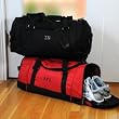 Red Greek Deluxe Sports Duffle Bag