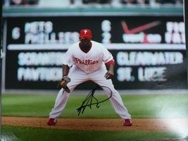 Howard, Ryan (Philadelphia Phillies) Autographed/Hand Signed 11x14