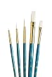 Princeton Brush W/Taklon Round 3/0, 2, 4 Flat 2, 6