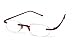 Scojo Gels Readers Reading Glasses (Flame, +3.00 Magnification Power)