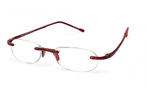 Scojo Gels Readers Reading Glasses (Flame, +3.00 Magnification Power)