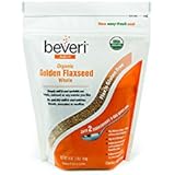 Beveri Nutrition Organic Whole Golden Flaxseed, 1 Pound