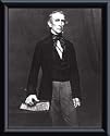 Art Poster Metal Framed Print - President John Tyler - Artist: National Archive- Poster Size: 10 X 8
