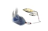 Rabbit Hair Spinnerbaits - Blue Silver 1/2 oz.