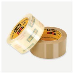 Commercial Performance Heavy Duty Single Roll Clear Packaging Tape, 48mm x 50m (MMM3750260CR) by 3M