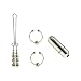 California Exotics / Swedish Erotica Nipple and Clit Jewel Silver Body Adornments Adult Sex Toy Kit