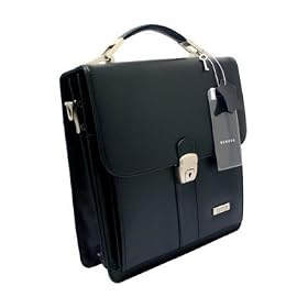 Luxurious 100% Leather Laptop Messenger Bag for 8.9