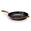 Le Creuset Enameled Cast-Iron 9-Inch Skillet with Iron Handle, Chestnut
