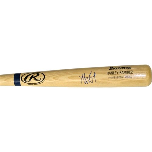 Hanley Ramirez Autographed/Hand Signed Rawlings Big Stick Ash Bat