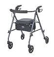 Medline Freedom Super Light Rollator Only 11 lbs Smokey Blue