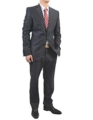 From Amazon.com. Click for details:
 Versace Collection Mens 100% Wool Plaided Two Button Suit US 42 / EU 52 Blue Versace Collection Mens 100% Wool Plaided Two Button Suit US 42 / EU 52 Blue