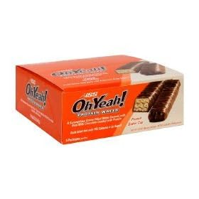 ISS Oh Yeah! Protein Wafer, Peanut Butter Cup (Pack of 9)
