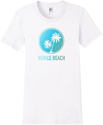 Women's Venice Beach, California T-Shirt Small White