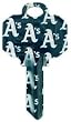 Oakland Athletics Schlage SC1 House Key