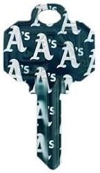 Oakland Athletics Schlage SC1 House Key
