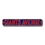 NEW YORK GIANTS "GIANTS AVENUE" Authentic METAL STREET SIGN (6" X 36")