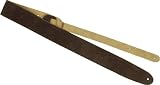 Perri s 2-1/2 Suede Leather Guitar Strap, Brown