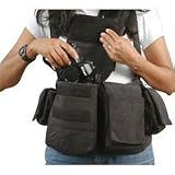 Newswear Womens Digital Chestvest, Digital SLR Camera & Lens Carry System, Black.
